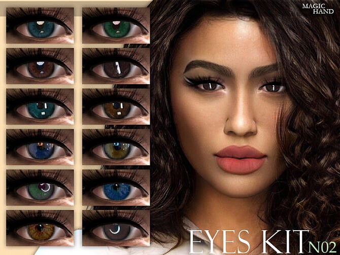Sims 4 Eyes Kit N02 by MagicHand at TSR