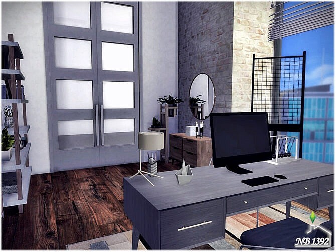 Sims 4 Simple Office by nobody1392 at TSR