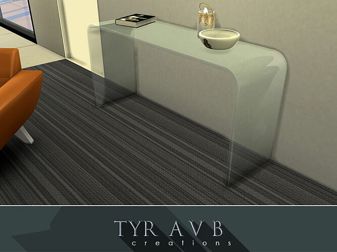Modern Glass Console Table By Tyravb