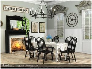Agata Sims 4 Dining Room
