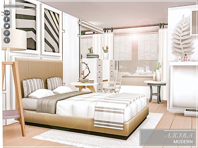 Akira Modern Home by Moniamay72 at TSR » Sims 4 Updates