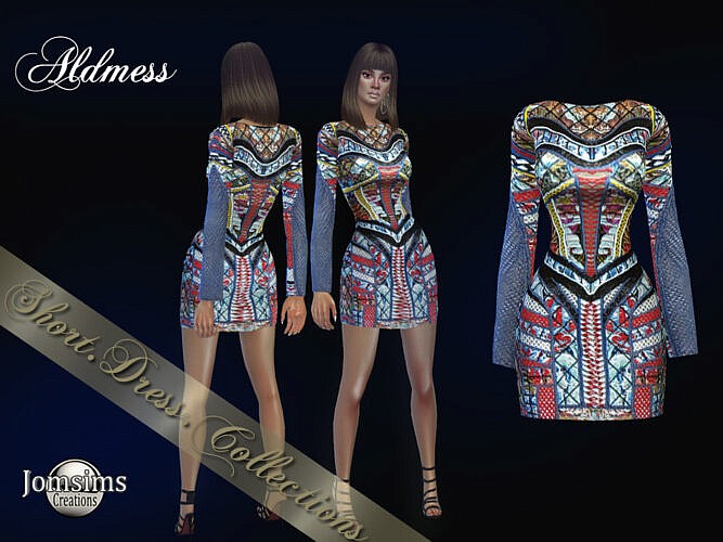 Aldmess Sims 4 Dress