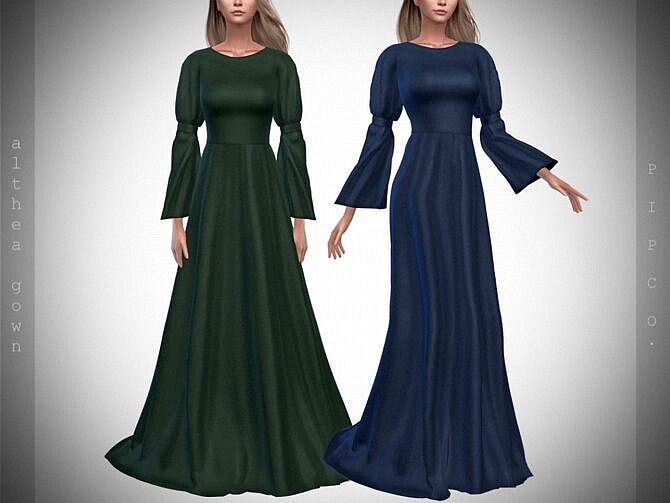 Sims 4 Althea Gown by Pipco at TSR