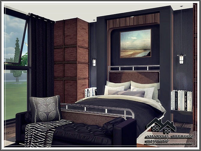 Sims 4 Amarylis Bedroom by marychabb at TSR