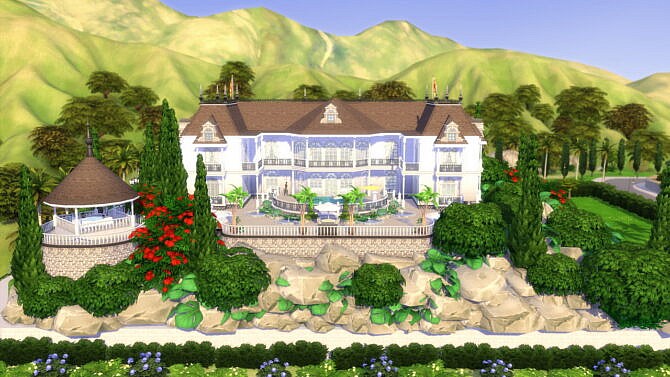 Sims 4 Amazing Huge Millionaire Mansion by bradybrad7 at Mod The Sims 4