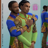 Bhm Dashiki Sims 4 Outfit