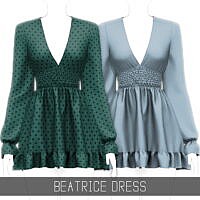 Beatrice Sims 4 Short Dress