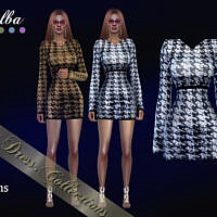 Belba Sims 4 Dress