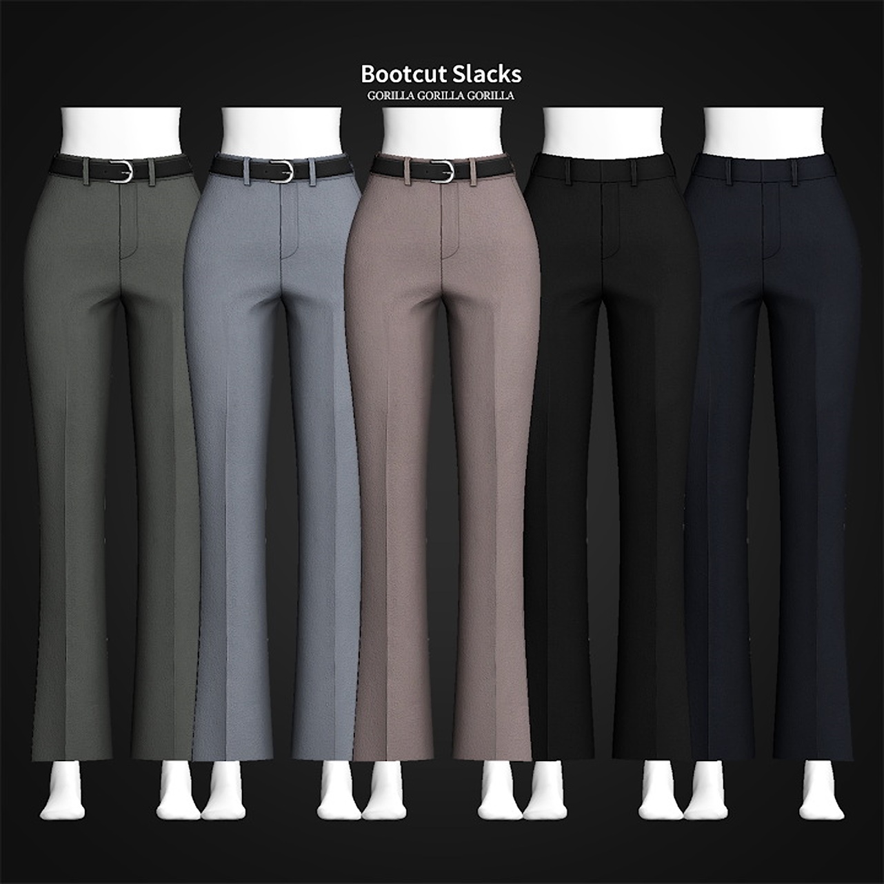 Bootcut Slacks At Gorilla Sims Updates