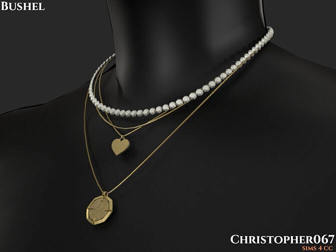 Sims 4 Bushel Necklace by Christopher067 at TSR