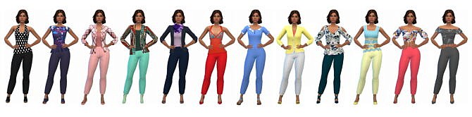 Sims 4 CROPPED PANTS SP16 at Sims4Sue