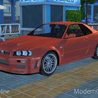 Car Sims 4 1999 Nissan Skyline
