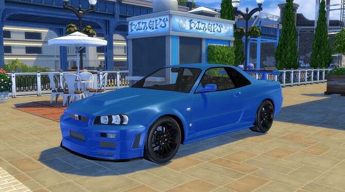 Sims 4 1999 Nissan Skyline at Modern Crafter CC