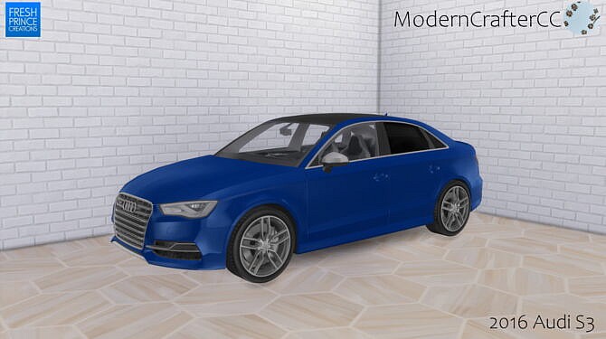 Sims 4 2016 Audi S3 at Modern Crafter CC