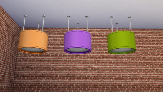 Sims 4 Rounded Luminosity Ceiling Light by johnboy21bc at Mod The Sims 4