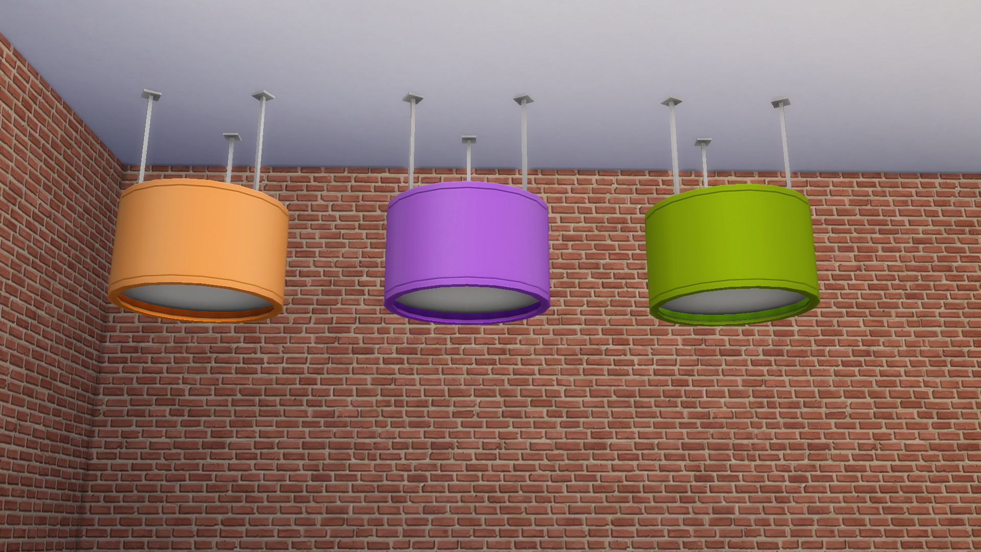 Rounded Luminosity Ceiling Light by johnboy21bc at Mod The Sims 4