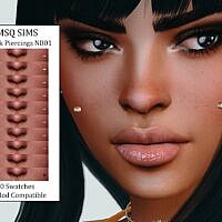 Cheek Sims 4 Piercings Nb01