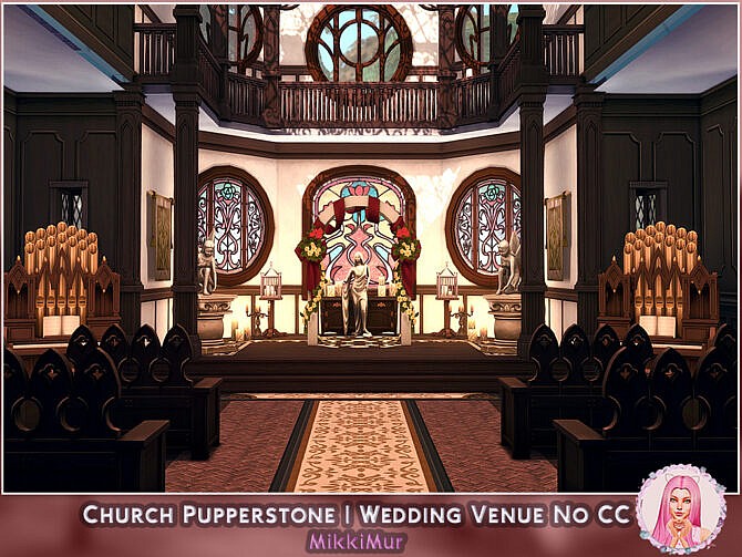 Sims 4 Wedding Venue | Church Pupperstone at MikkiMur