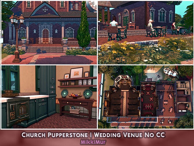 Sims 4 Wedding Venue | Church Pupperstone at MikkiMur
