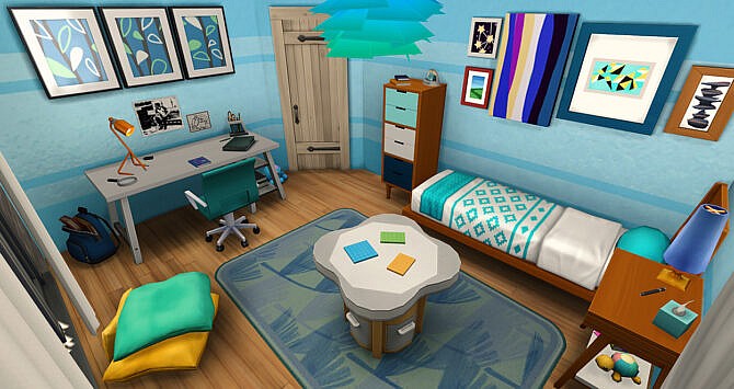 Sims 4 Colorful House at Simsontherope