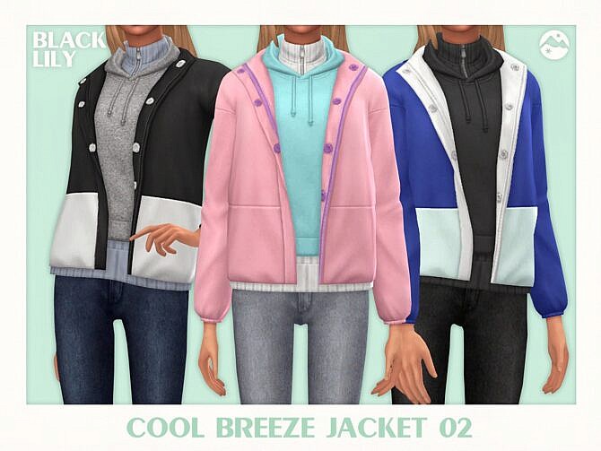 Sims 4 Cool Breeze Jacket 02 by Black Lily at TSR