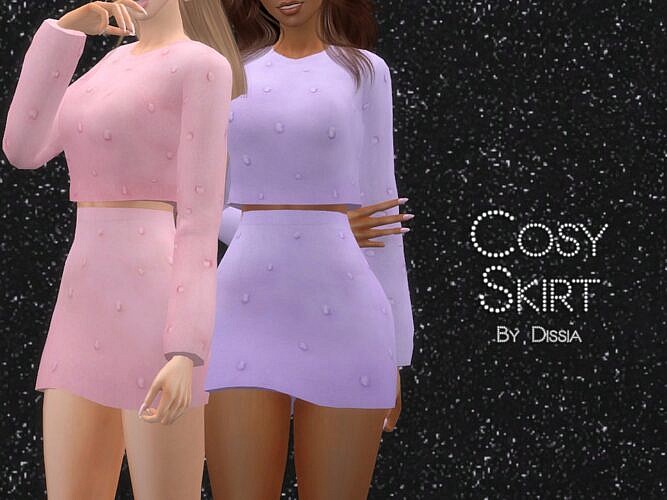 Cosy Sims 4 Skirt