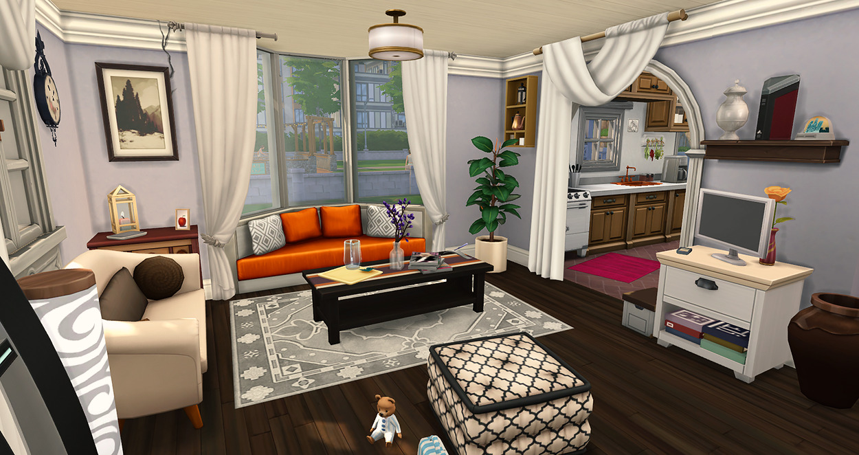 Cozy Interior Sims 4 Home 2 