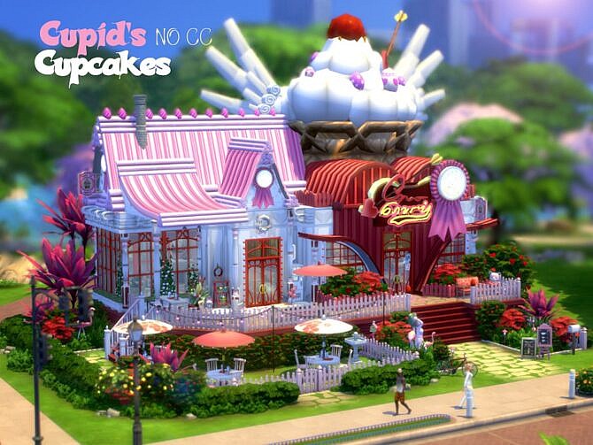 Sims 4 Cupids Cupcakes by VirtualFairytales at TSR