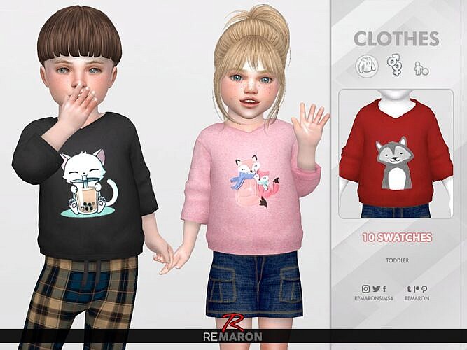 Cute Sims 4 Hoodie For Toddlers