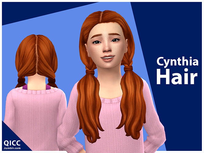 Cynthia Sims 4 Hair Child Female