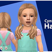Cynthia Sims 4 Hair For Toddler Girls