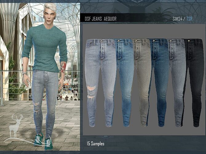 Sims 4 DSF JEANS AEQUOR at TSR
