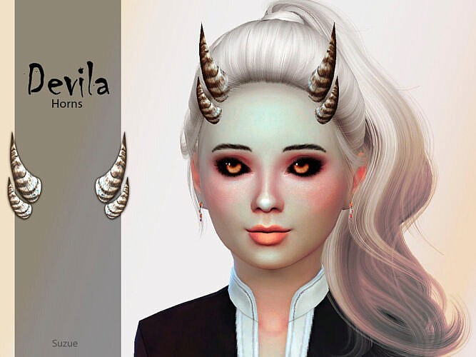 Devila Sims 4 Child Horns