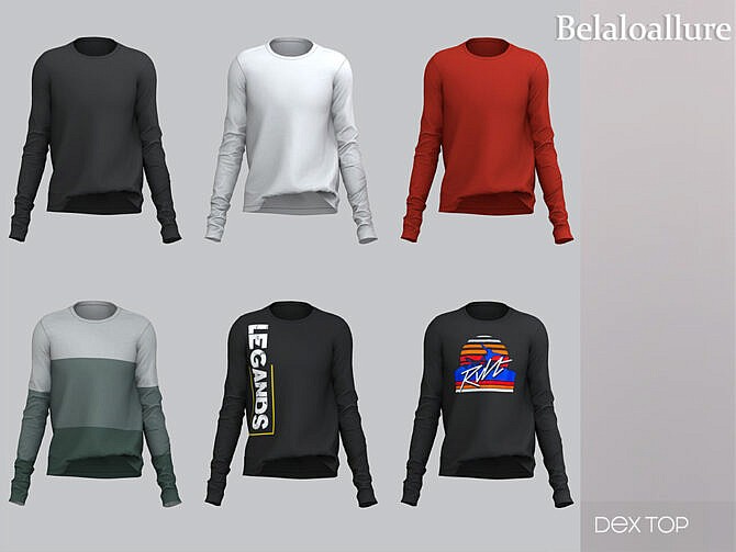 Sims 4 Dex top by belal1997 at TSR