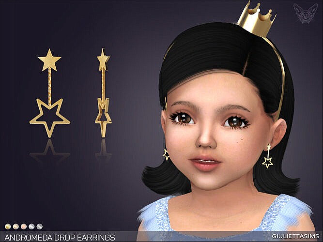 Drop Sims 4 Earrings For Toddlers Andromeda