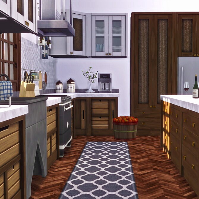 Sims 4 Edwards Kitchen Cabinetry at Pyszny Design