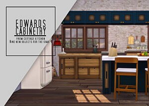 Edwards Sims 4 Kitchen Cabinetry