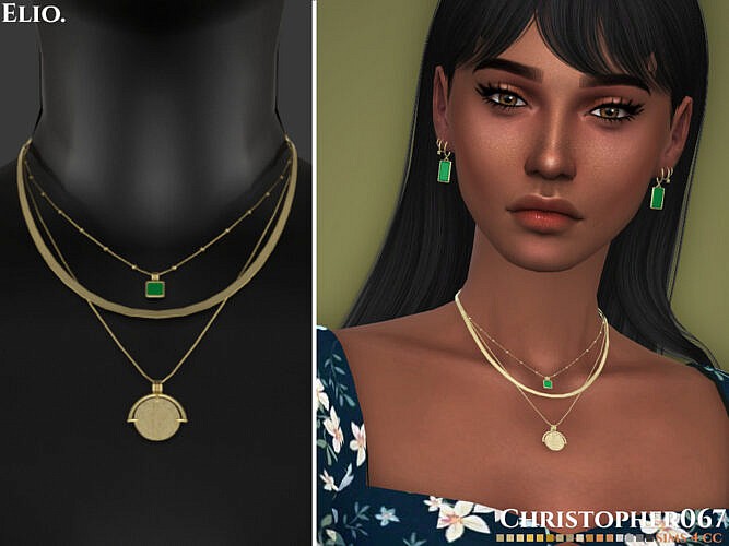 Elio Sims 4 Necklace By Christopher067