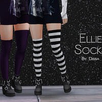 Ellie Sims 4 Socks By Dissia