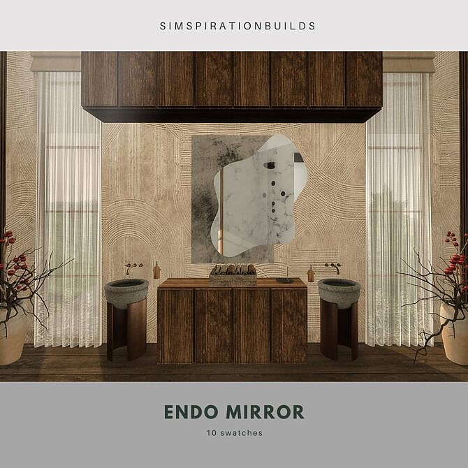Sims 4 Endo mirror at Simspiration Builds