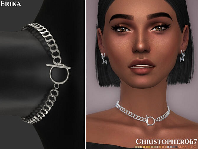 Sims 4 Erika Necklace by Christopher067 at TSR