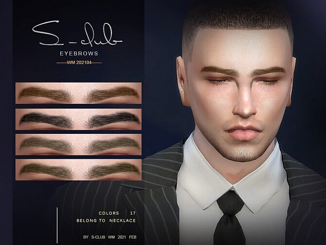 Sims 4 Eyebrows 202104 by S Club WM at TSR