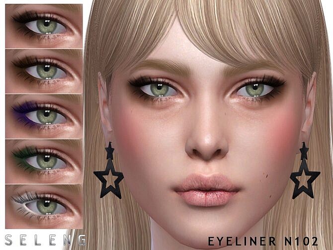 Sims 4 Eyeliner N102 by Seleng at TSR