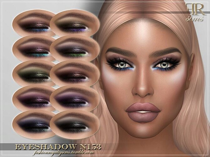 Sims 4 Eyeshadow N153 by FashionRoyaltySims at TSR