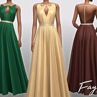 Fayina Sims 4 Formal Dress Gown