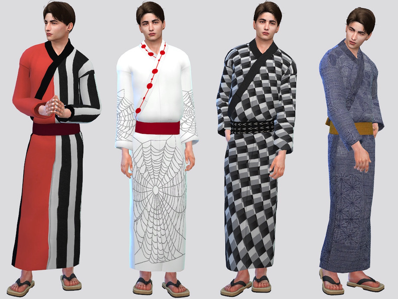 Festival Yukata Outfit M by McLayneSims at TSR » Sims 4 Updates