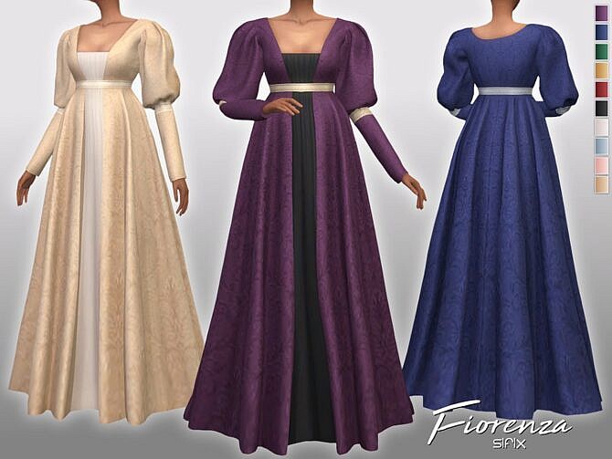 Sims 4 Fiorenza Formal Dress by Sifix at TSR