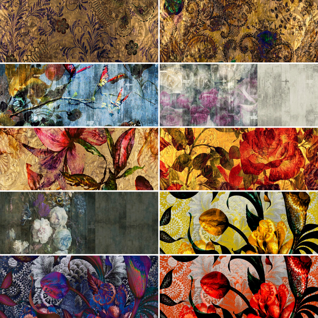 Fleur Mural Collection at Simspiration Builds » Sims 4 Updates