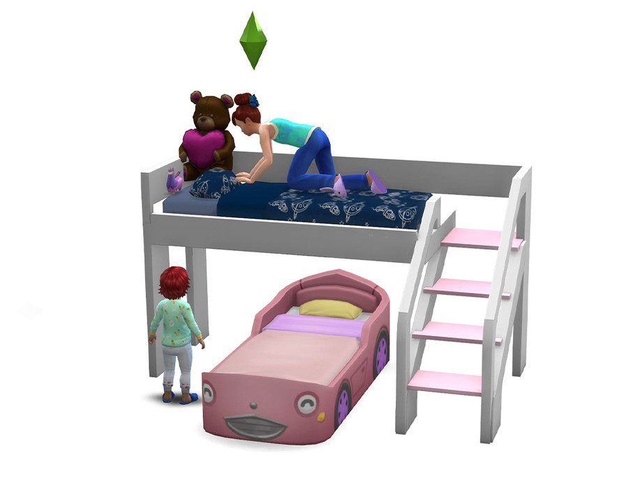 Functional Toddler Bunk Bed by PandaSamaCC at TSR » Sims 4 Updates