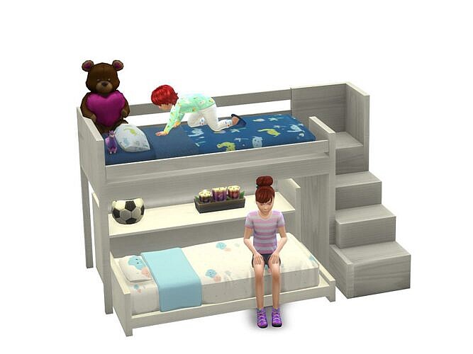 Functional Toddler Bunk Bed Sims 4